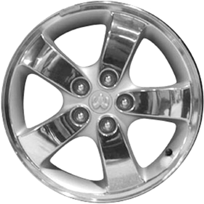 Dodge Stratus 2003-2005 chrome 17x6.5 aluminum wheels or rims. Hollander part number ALY2205, OEM part number Not Yet Known.