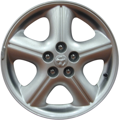 Dodge Stratus 2004-2006 powder coat silver 16x6.5 aluminum wheels or rims. Hollander part number ALY2226U20, OEM part number Not Yet Known.