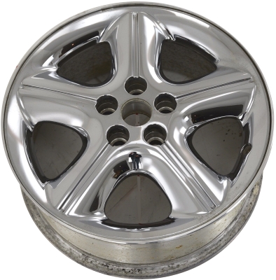 Dodge Stratus 2004-2006 chrome clad 16x6.5 aluminum wheels or rims. Hollander part number ALY2226B, OEM part number Not Yet Known.