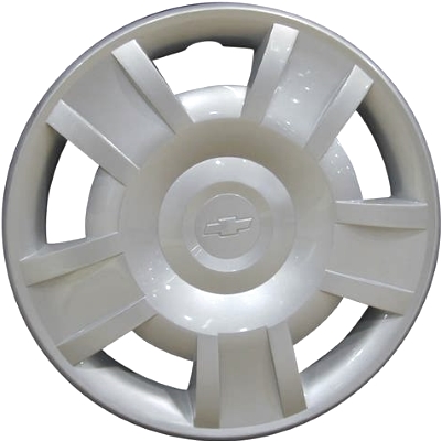 Chevrolet Aveo 2004, Plastic 5 Slot, Single Hubcap or Wheel Cover For 14 Inch Steel Wheels. Hollander Part Number H3240.