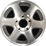 ALY3552 Ford E-150 Van Wheel/Rim Silver Machined #4C241007AA