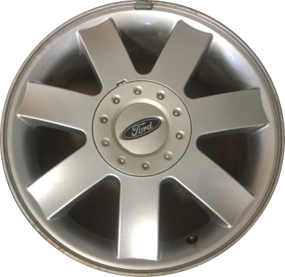 Ford Five Hundred 2005-2007, Freestyle 2005-2007 powder coat silver 17x7 aluminum wheels or rims. Hollander part number 3572, OEM part number 7F9Z1007A.