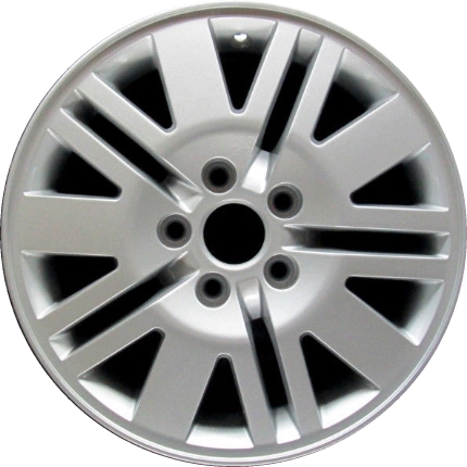 Mercury Mariner 2005-2007 powder coat silver or machined 16x7 aluminum wheels or rims. Hollander part number ALY3607U, OEM part number 6E671007C, 5E6Z1007AA.
