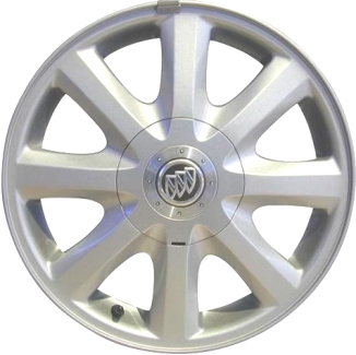 Buick Allure 2005-2009, LaCrosse 2005-2009 powder coat silver or grey 16x6.5 aluminum wheels or rims. Hollander part number 4056U/4068, OEM part number 9594713, 9597212.