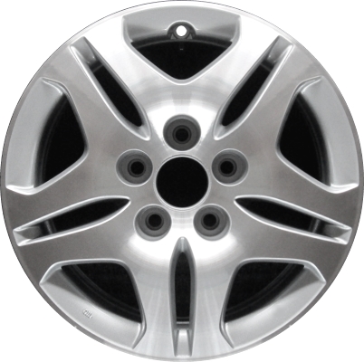 Honda Odyssey 2005-2010 grey machined 16x7 aluminum wheels or rims. Hollander part number ALY63885U/A, OEM part number 42700SHJC91, 42700SHJA91, 7709876, 8417867.