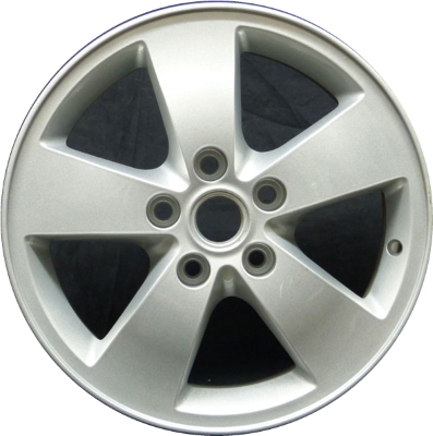 Pontiac Grand Prix 2005-2008 powder coat silver 16x6.5 aluminum wheels or rims. Hollander part number ALY6587U20, OEM part number 9595952.