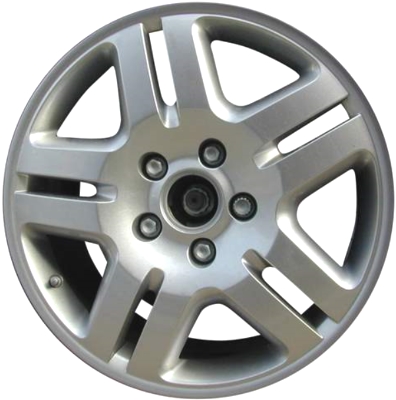 Volkswagen Touareg 2004-2010 powder coat silver 18x8 aluminum wheels or rims. Hollander part number ALY69800, OEM part number 7L6601025TZ31.