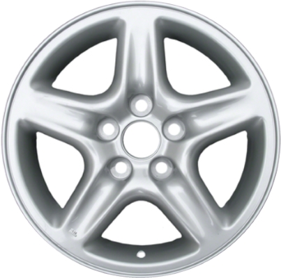 Lexus RX300 1999-2003 powder coat silver 16x6.5 aluminum wheels or rims. Hollander part number ALY74152U10, OEM part number Not Yet Known.