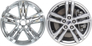 IMP-449X Ford Explorer Chrome Wheel Skins (Hubcaps/Wheelcovers) 18 Inch Set